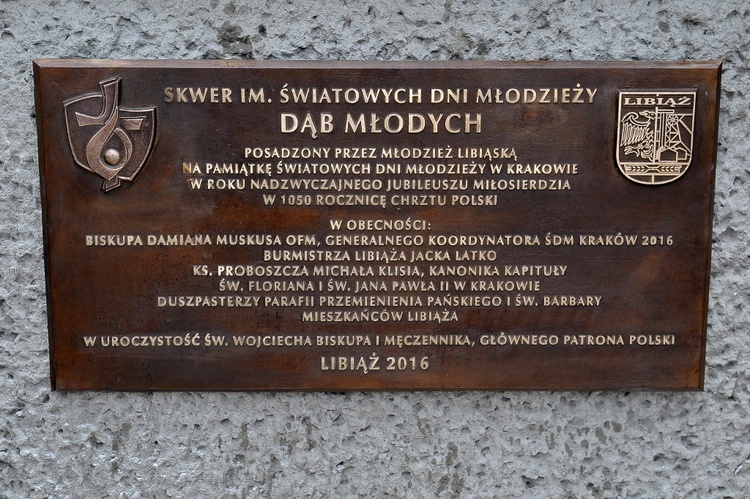 Skwer ŚDM w Libiążu