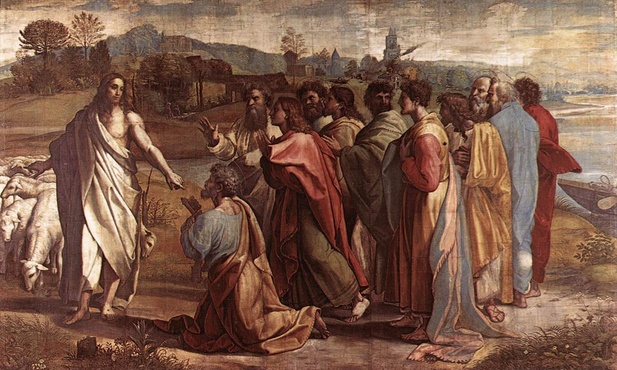 Rafael, Jezus posyła Apostołów