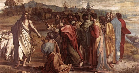Rafael, Jezus posyła Apostołów