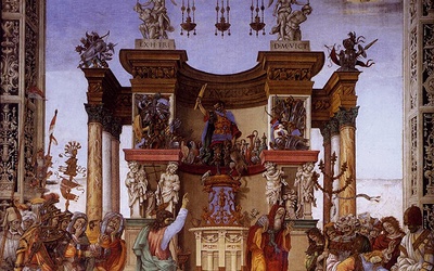Filippino Lippi
Św. Filip wyrzuca smoka ze świątyni w Hierapolis
fresk, 1487–1502 
kościół Santa Maria Novella, Florencja