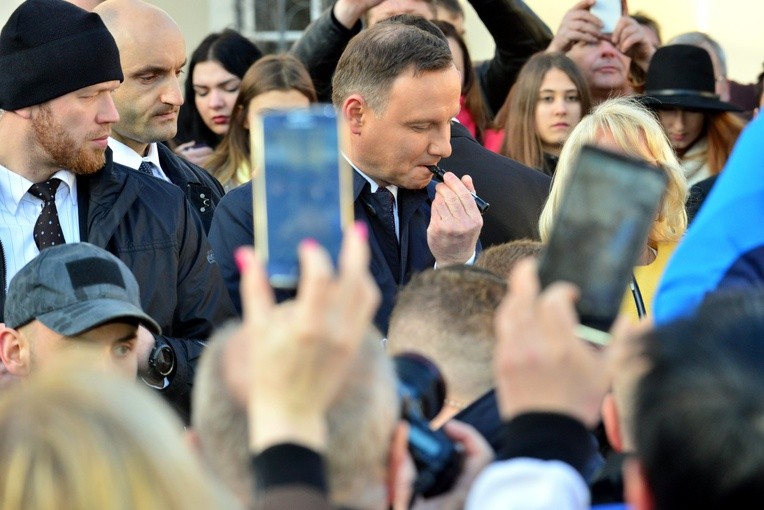 Prezydent Duda w Świebodzicach