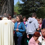 Msza św. dla pielgrzymów łagiewnickich - Hałcnów 2016