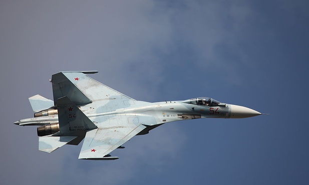 Rozbił się rosyjski myśliwiec Su-27