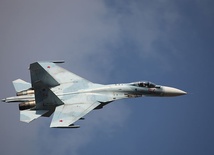 Rozbił się rosyjski myśliwiec Su-27
