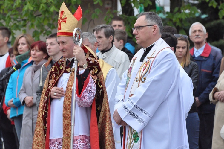 Limanowa - znaki ŚDM