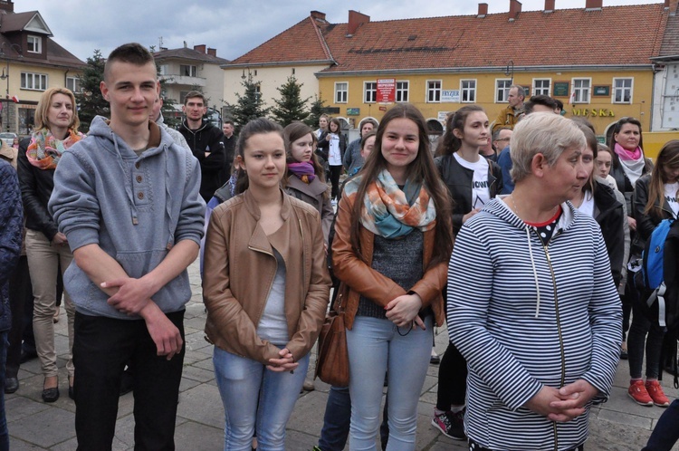 Limanowa - znaki ŚDM