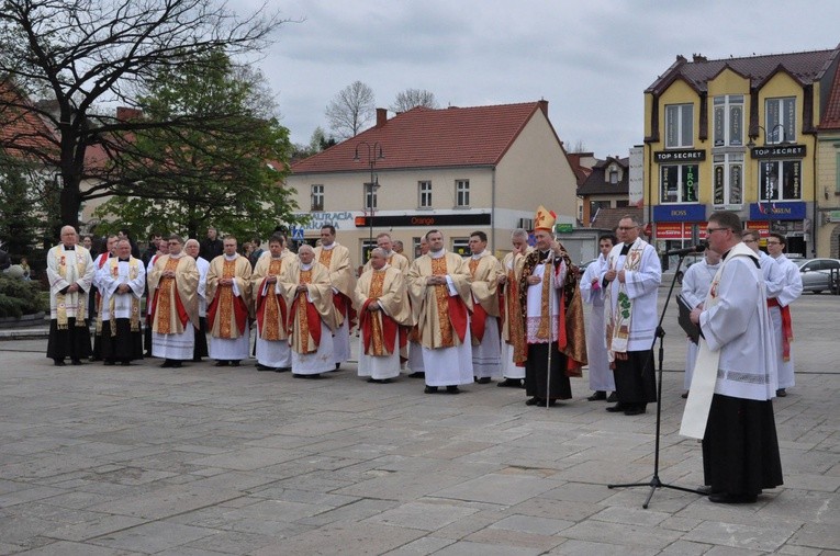 Limanowa - znaki ŚDM