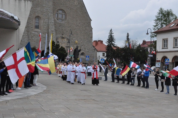 Limanowa - znaki ŚDM