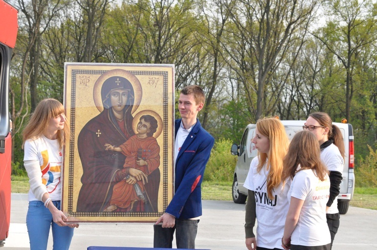 Znaki ŚDM w szpitalu w Brzesku