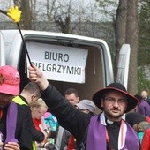 Pielgrzymi mają już z górki