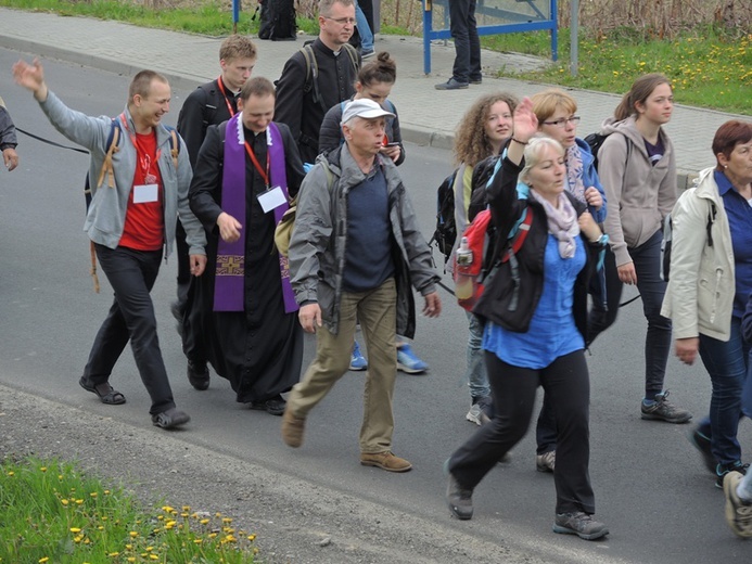 Na trasie 2. dnia - Łagiewniki 2016