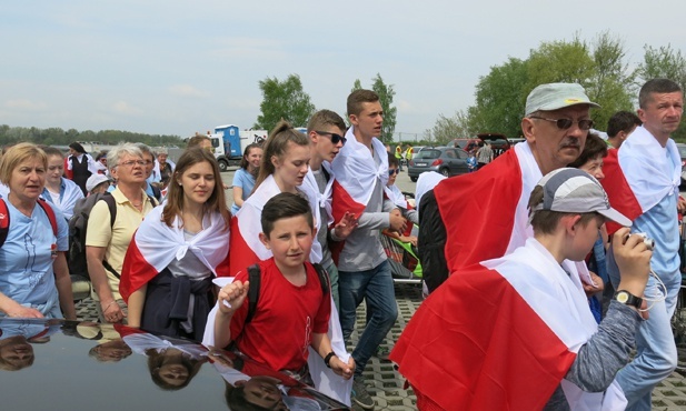 Pielgrzymi w Centrum JP II