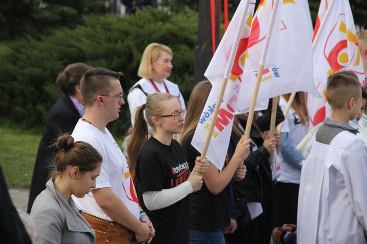 Symbole ŚDM w Kamienicy