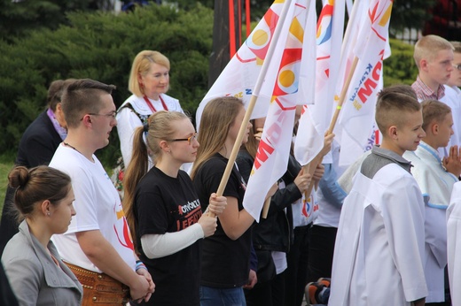 Symbole ŚDM w Kamienicy