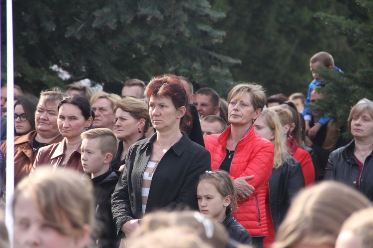 Symbole ŚDM w Kamienicy