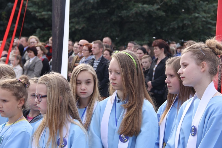 Symbole ŚDM w Kamienicy