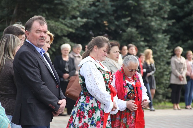 Symbole ŚDM w Kamienicy