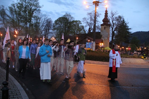 Symbole ŚDM w Krościenku