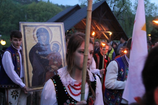 Symbole ŚDM w Krościenku