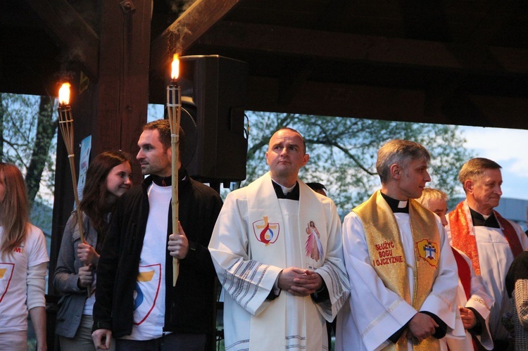 Symbole ŚDM w Krościenku