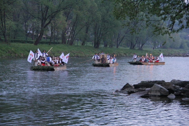 Symbole ŚDM w Krościenku