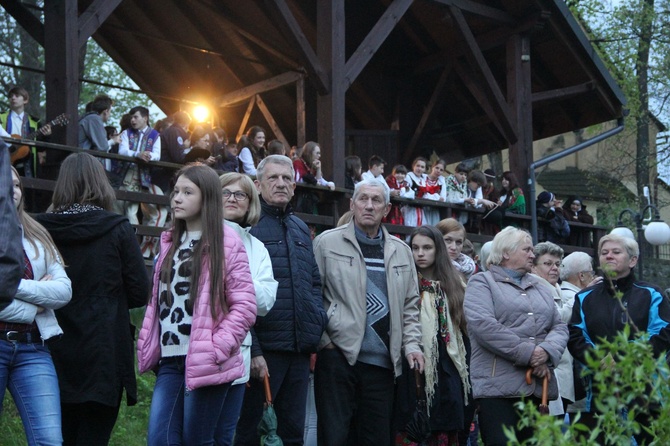 Symbole ŚDM w Krościenku