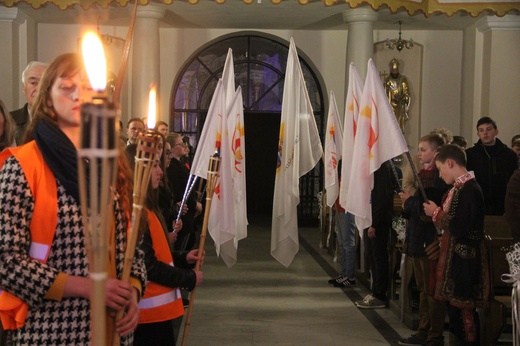 Symbole ŚDM w Podegrodziu