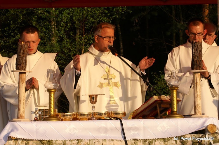 Drużyna harcerska na Wielkich Harcach Majowych