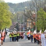 Znaki ŚDM w Krynicy - Zdroju