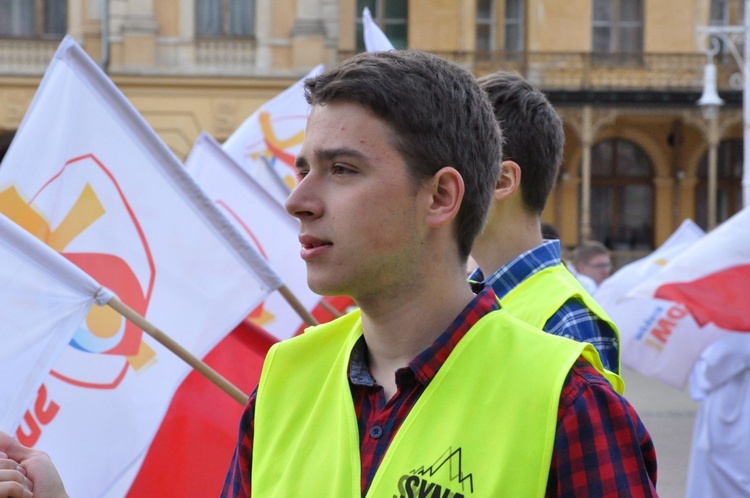 Znaki ŚDM w Krynicy - Zdroju