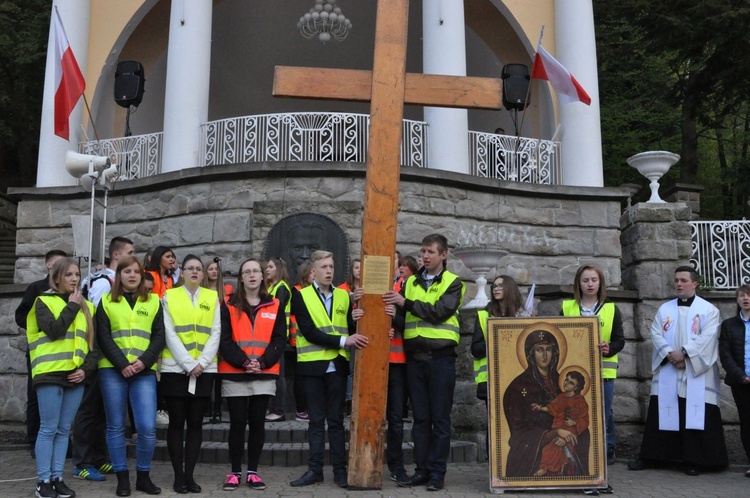 Znaki ŚDM w Krynicy - Zdroju