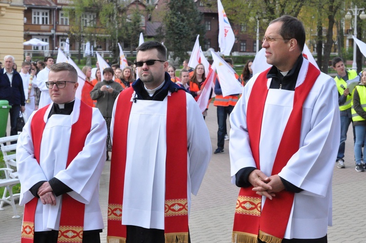 Znaki ŚDM w Krynicy - Zdroju