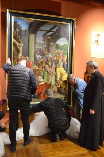 Powrót obrazu "Pokłon Trzech Króli"