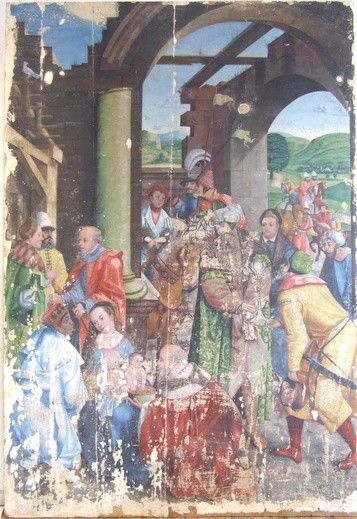 Powrót obrazu "Pokłon Trzech Króli"