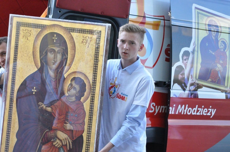 Znaki ŚDM w Szczepanowie