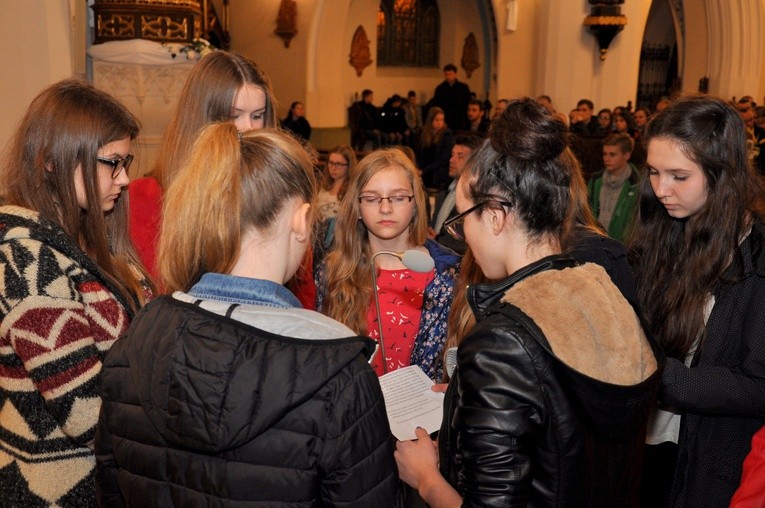 Przyjęcie znaków w Ciężkowicach