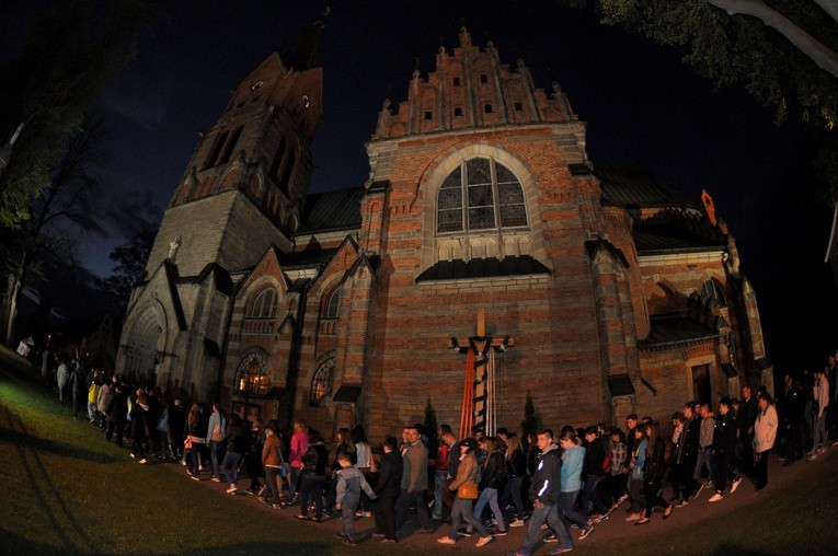 Przyjęcie znaków w Ciężkowicach