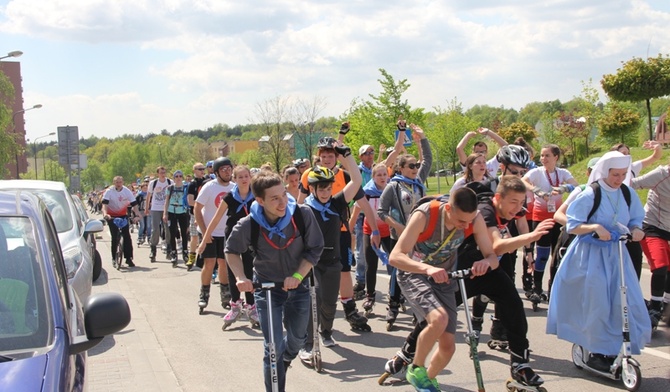 Młodzi na rolkach opanowali Tychy