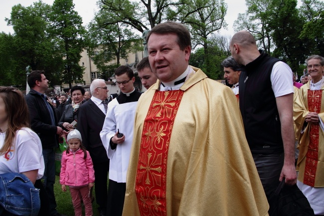 Procesja z Wawelu na Skałkę 2016