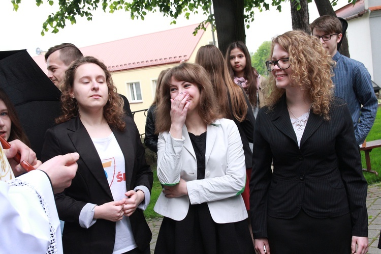 Znaki ŚDM w Żabnie