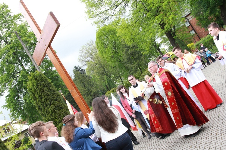 Krzyż i ikona w Radłowie