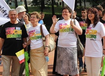 Inicjatorzy oświęcimskiego Marszu dla Życia i Rodziny, związani z Domowym Kościołem i Akcją Katolicką