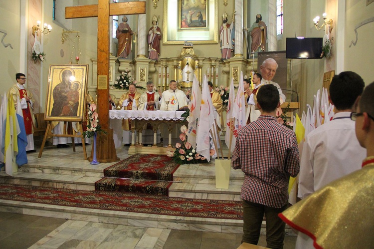 Symbole ŚDM w Radomyślu Wielkim