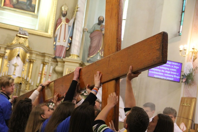 Symbole ŚDM w Radomyślu Wielkim