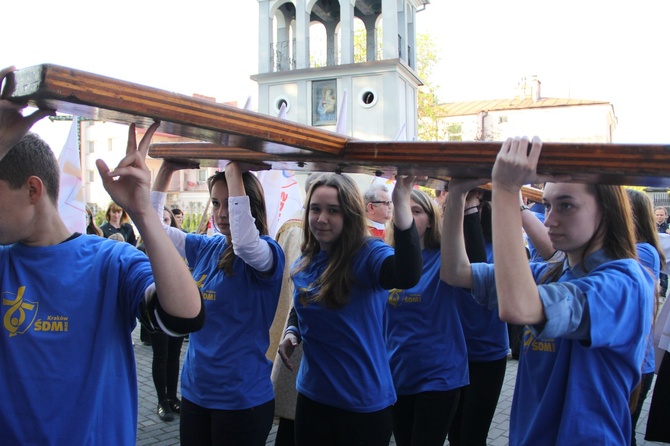 Symbole ŚDM w Radomyślu Wielkim