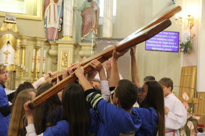 Symbole ŚDM w Radomyślu Wielkim