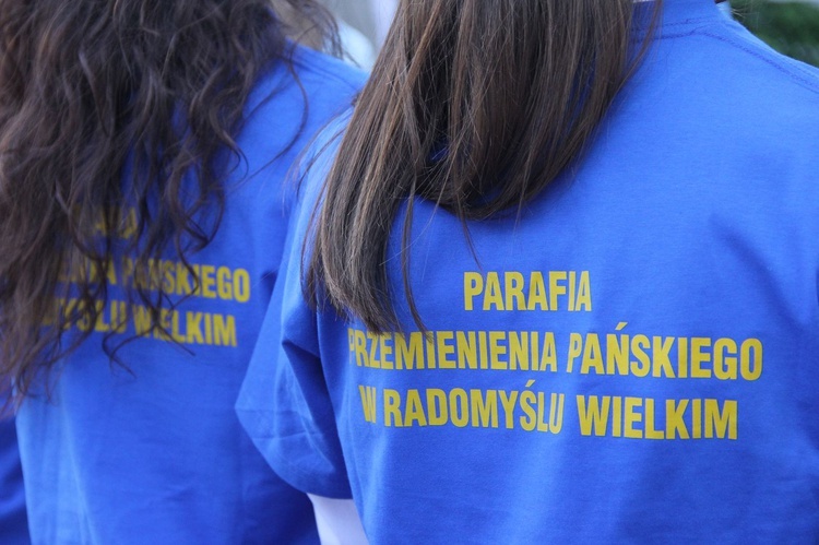 Symbole ŚDM w Radomyślu Wielkim