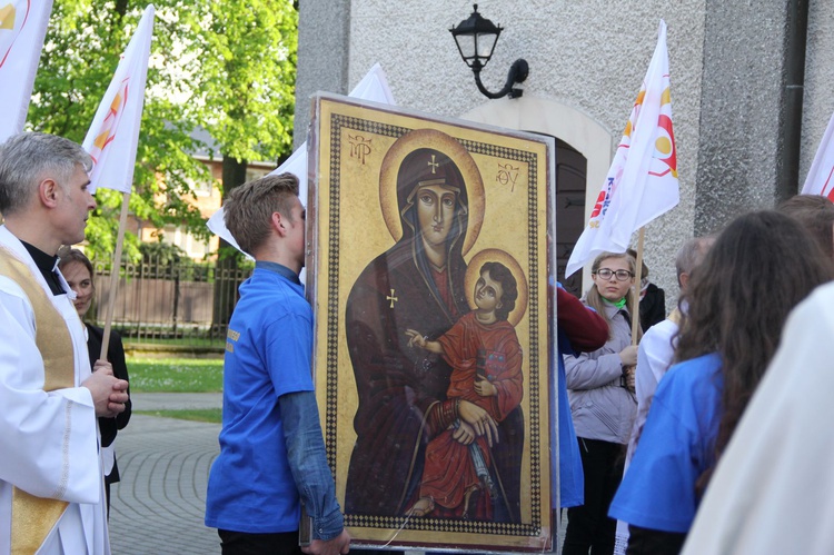 Symbole ŚDM w Radomyślu Wielkim