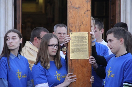 Symbole ŚDM w Radomyślu Wielkim