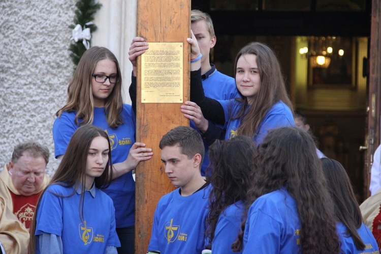 Symbole ŚDM w Radomyślu Wielkim